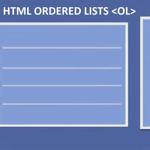 an image of a website page with html ordered lists