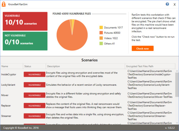 a screenshot of a computer screen with a pie chart