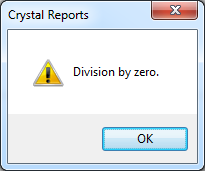 a computer screen with a sign that says crystal reports