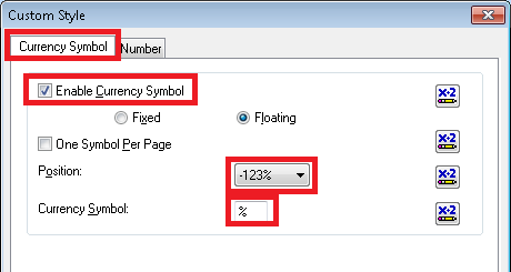 an image of a computer screen with the settings highlighted