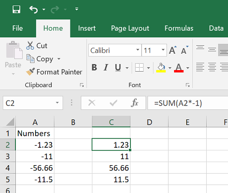 a screenshot of a spreadsheet in excel