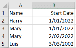 Excel 2016 – How to select smallest of multiple dates