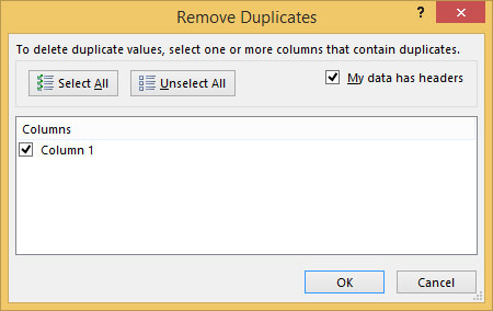 Excel2013-FilterDuplicate3