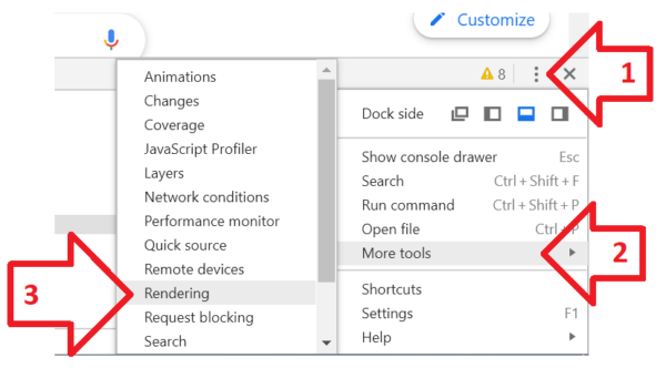 a screenshot of a number of different settings