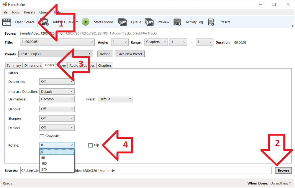 how to compress video files using handbrake