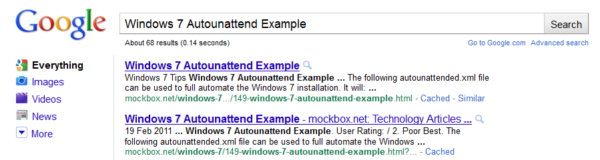 a computer screen shot of a google search