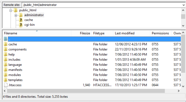 a screenshot of a window with a number of files in it