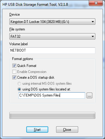 the disk storage format tool window