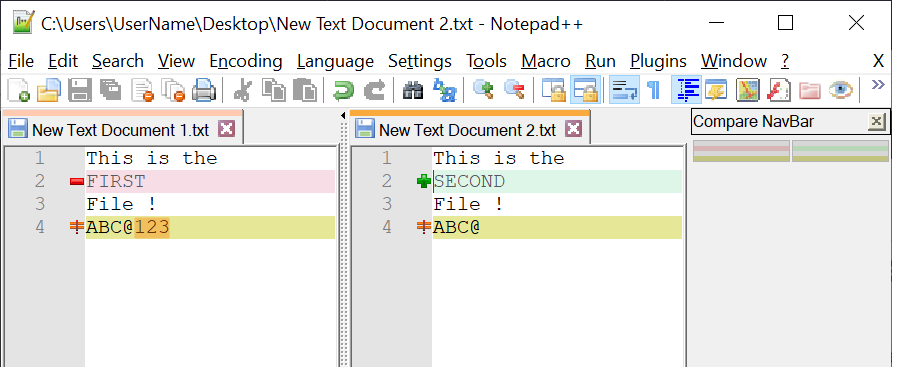 notepad++ file compare new notepad++ file compare new