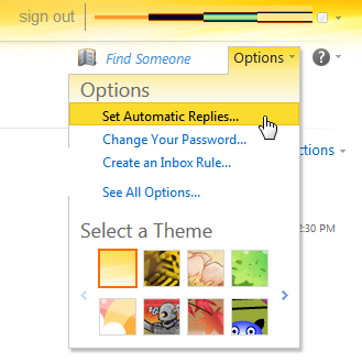 a screenshot of a computer screen with a yellow theme