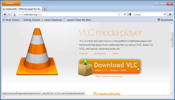 an image of a vlc media player