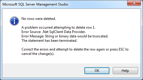 a screenshot of a computer screen with the error message