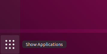 a purple background with the words show applications on it