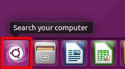 a computer screen with the search your computer button highlighted