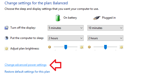 Windows – to control hard drive power down – IT Support Guides