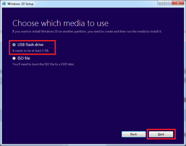 the windows 10 start screen with the media to use