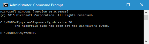 Windows10-ReduceHibernateSpace3