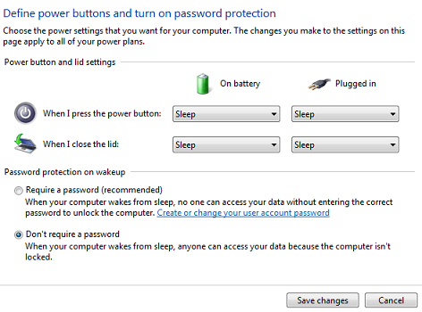 avaktivera automatiskt lås när Windows 7