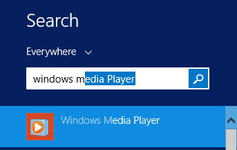 a screen shot of the windows media player menu