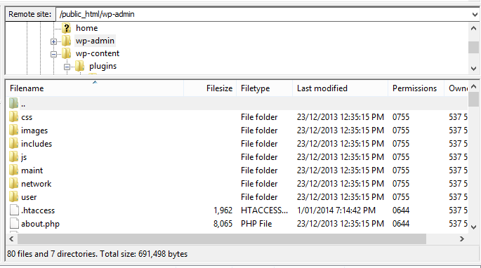 a screenshot of a window with a number of files in it