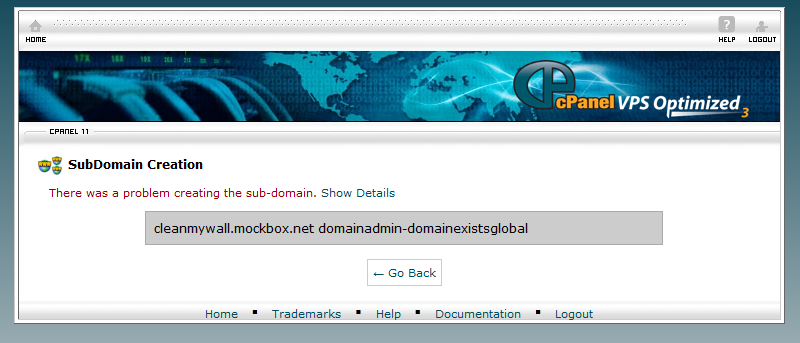 cPanel-DomainExists1