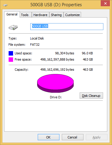 apple hard drive format fat 32 vs ntfs